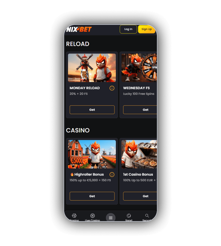 NixBet Casino Promotions